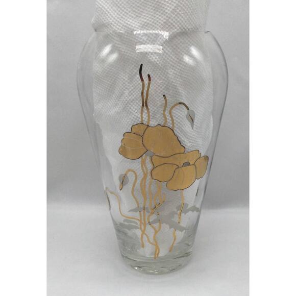 European Collection Shangri-La Crystal Vase 12K Gold 1987 Turkey - Picture 1 of 6